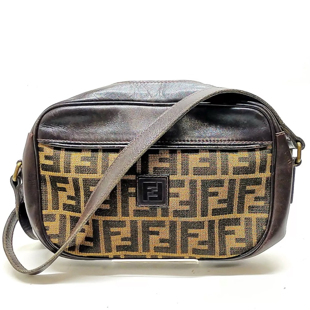 Fendi Crossbody bag  Brown Canvas